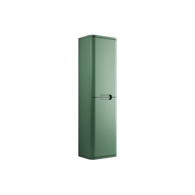 Lagos 350mm 2 Door Wall Hung Tall Unit - Matt Sage Green | T