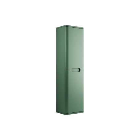 Lagos 350mm 2 Door Wall Hung Tall Unit - Matt Sage Green | T