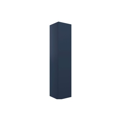 Sintra 350mm Wall Hung 1 Door Tall Unit - Matt Deep Blue | T