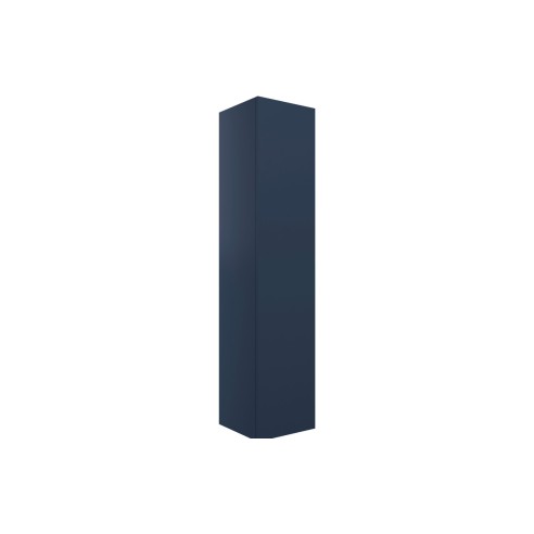 Sintra 350mm Wall Hung 1 Door Tall Unit - Matt Deep Blue | T