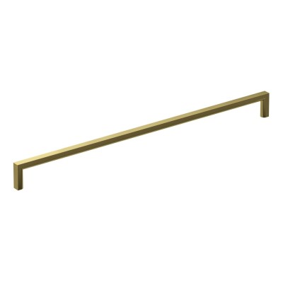 330mm Slim D-Shape Handle - Brushed Brass | Storage Units |