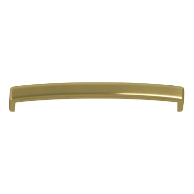 170mm Chunky D-Shape Handle - Brushed Brass | Storage Units 2