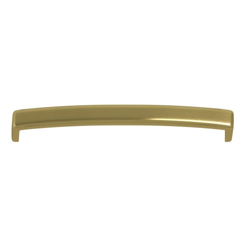 170mm Chunky D-Shape Handle - Brushed Brass | Storage Units