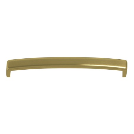 170mm Chunky D-Shape Handle - Brushed Brass | Storage Units