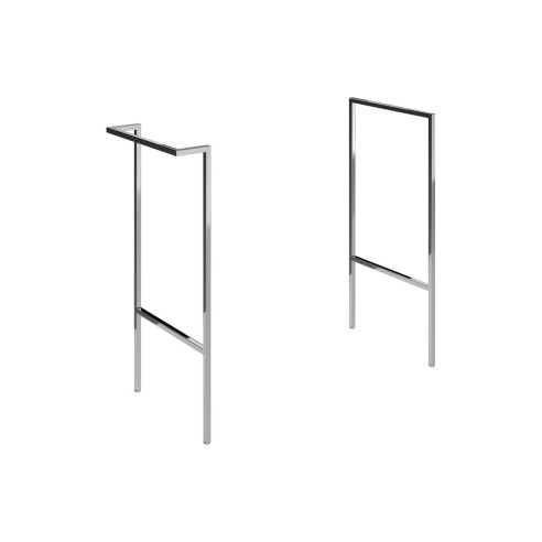 Sintra Optional Frame with Integrated Towel Rail - Chrome |