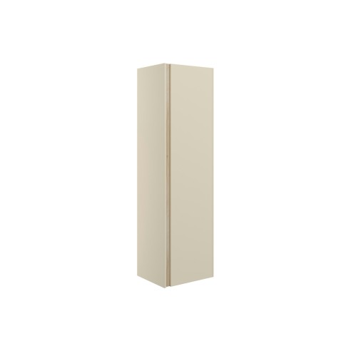 Coimbra 350mm Wall Hung 1 Door Tall Unit - Matt Cotton & Oak