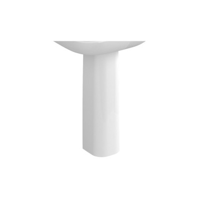 VitrA S20 170x160mm Full Pedestal Only - White | Basins | Ba