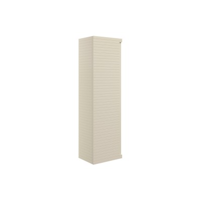Aveiro 350mm Wall Hung 1 Door Tall Unit - Matt Cotton | Tall