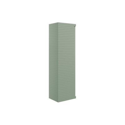Aveiro 350mm Wall Hung 1 Door Tall Unit - Matt Willow Green