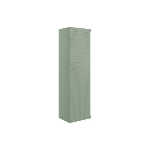 Aveiro 350mm Wall Hung 1 Door Tall Unit - Matt Willow Green