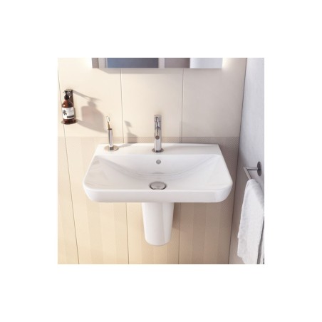 VitrA S20 185x295mm Semi Pedestal Only - White | Basins | Ba