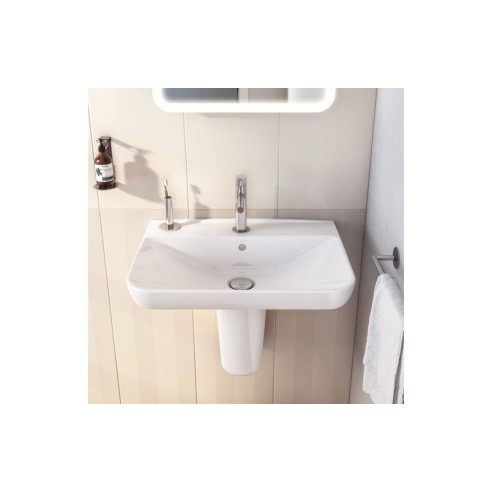 VitrA S20 185x295mm Semi Pedestal Only - White | Basins | Ba