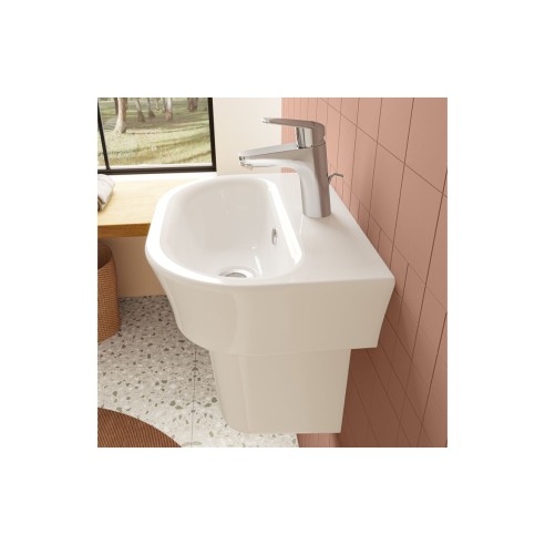 VitrA S20 450x350mm 1TH Basin Only - White | Basins | Bathro