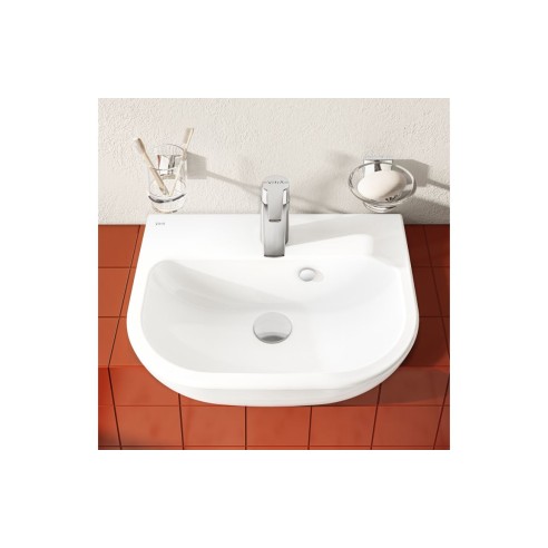 VitrA S20 450x350mm 1TH Semi Recessed Basin - White | Basins