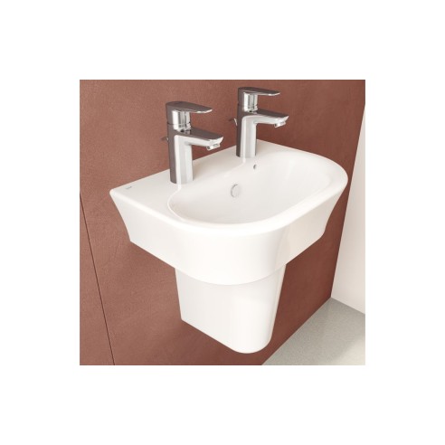 VitrA S20 450x350mm 2TH Basin Only - White | Basins | Bathro