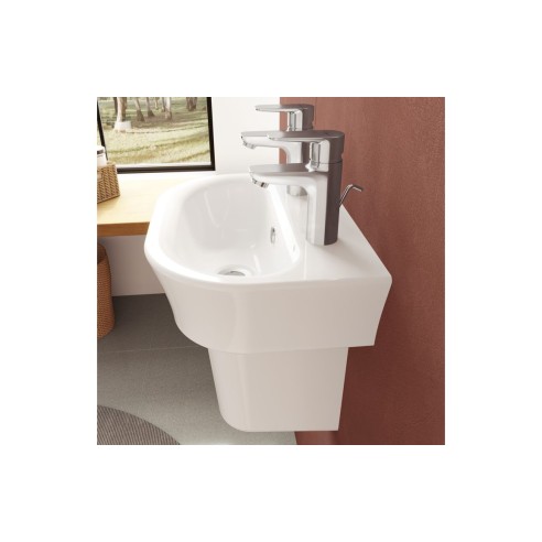 VitrA S20 450x350mm 2TH Basin Only - White | Basins | Bathro