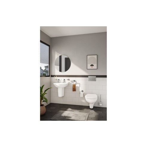 VitrA S20 450x350mm 2TH Basin Only - White | Basins | Bathro