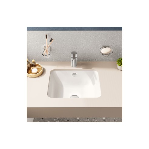 VitrA S20 450x370mm 0TH Undercounter Basin - White | Basins