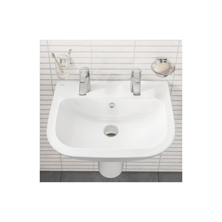 VitrA S20 550x440mm 2TH Basin Only - White | Basins | Bathro