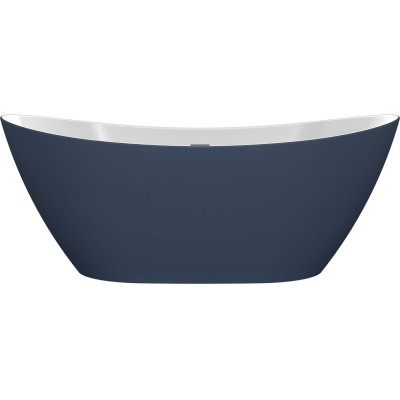 Bergamo Freestanding 1700x780x690mm Bath - Matt Blue | Baths
