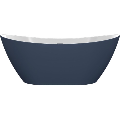 Bergamo Freestanding 1700x780x690mm Bath - Matt Blue | Baths