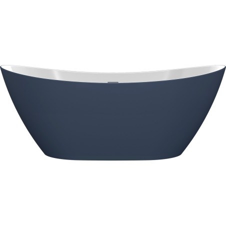 Bergamo Freestanding 1700x780x690mm Bath - Matt Blue | Baths