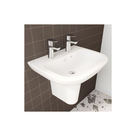 VitrA S20 550x440mm 2TH Basin Only - White | Basins | Bathro