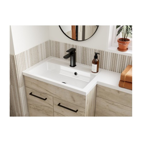 Vila Nova 350mm Floor Standing 2 Door Tall Unit - Oak | Tall