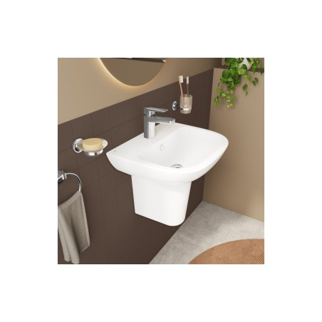 VitrA S20 500x415mm 1TH Basin Only - White | Basins | Bathro