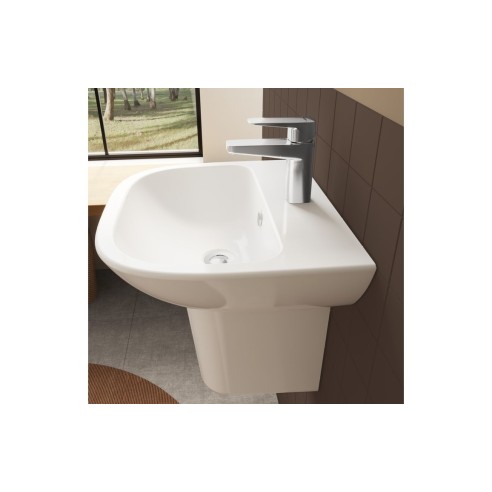 VitrA S20 500x415mm 1TH Basin Only - White | Basins | Bathro