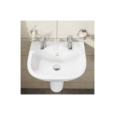 VitrA S20 500x415mm 2TH Basin Only - White | Basins | Bathro