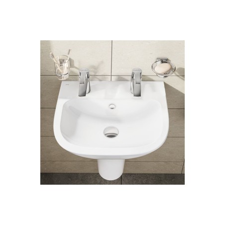 VitrA S20 500x415mm 2TH Basin Only - White | Basins | Bathro