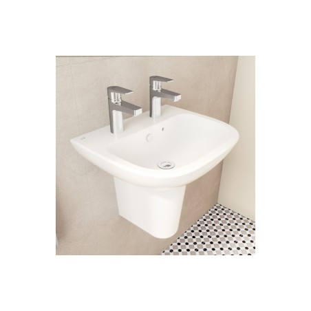 VitrA S20 500x415mm 2TH Basin Only - White | Basins | Bathro