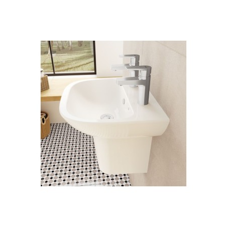 VitrA S20 500x415mm 2TH Basin Only - White | Basins | Bathro