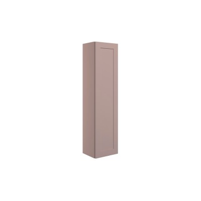 Marvao 300mm Wall Hung 1 Door Tall Unit - Matt Peony | Tall