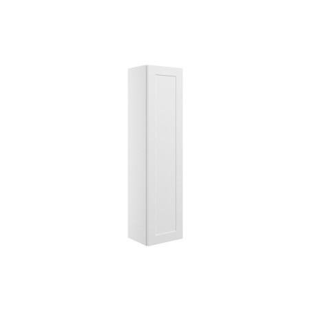 Marvao 300mm Wall Hung 1 Door Tall Unit - Matt White | Tall