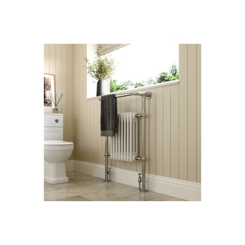 Marvao 300mm Wall Hung 1 Door Tall Unit - Matt White | Tall