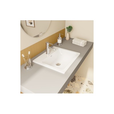 VitrA S20 500x450mm 1TH Countertop/Vessel Washbowl - White | 2