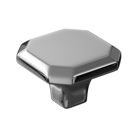 34mm Octagonal Deco Knob - Chrome | Storage Units | Bathroom
