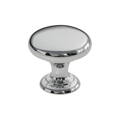38mm Round Knob Handle - Chrome | Storage Units | BathroomKi