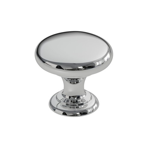 38mm Round Knob Handle - Chrome | Storage Units | BathroomKi