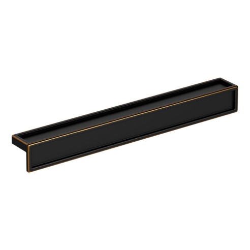 177mm L-Shape Handle - Brushed Bronze | Storage Units | Bath