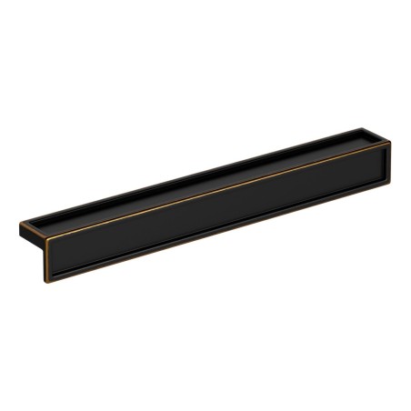 177mm L-Shape Handle - Brushed Bronze | Storage Units | Bath