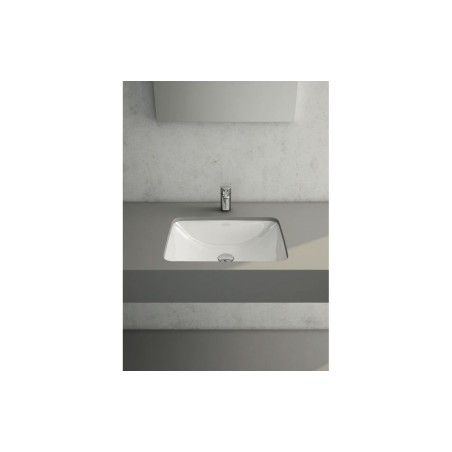VitrA S20 530x415mm 0TH Undercounter Basin - White | Basins