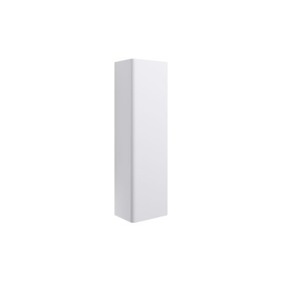 Cosmo 350mm Wall Hung 1 Door Tall Unit - Matt White | Tall U