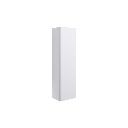 Cosmo 350mm Wall Hung 1 Door Tall Unit - Matt White | Tall U
