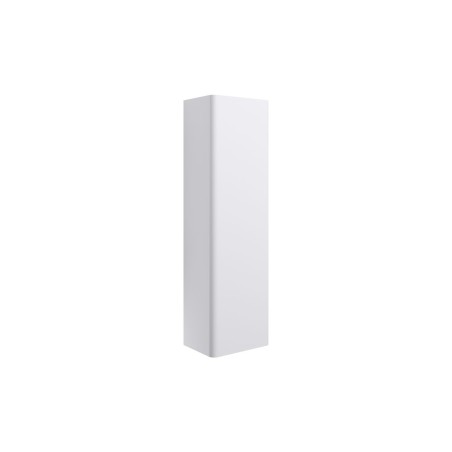 Cosmo 350mm Wall Hung 1 Door Tall Unit - Matt White | Tall U