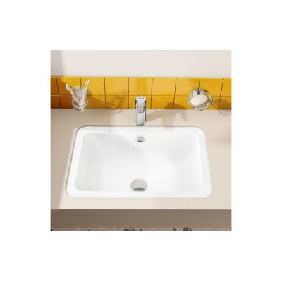 VitrA S20 550x370mm 0TH Undercounter Basin - White | Basins 2