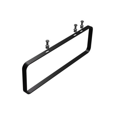 Abode Tableau Optional Towel Rail - Matt Black | Storage Uni