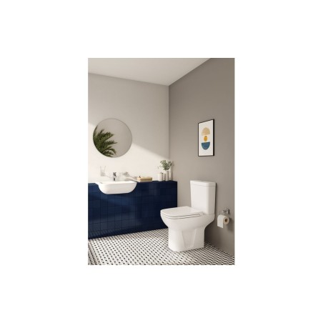 VitrA S20 550x445mm 1TH Semi Recessed Basin - White | Basins